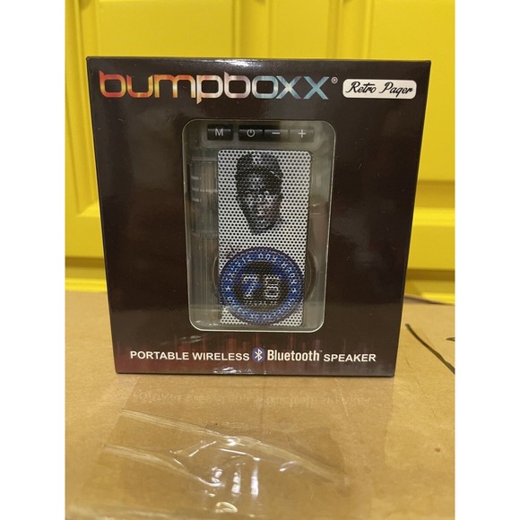 Bumpboxx Jackie Robinson Clear Retro Pager Portable Wireless Bluetooth Speaker - Picture 1 of 4